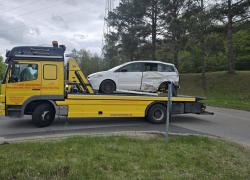 Wypadek samochodowy w Czymanowie - 12.05.2026