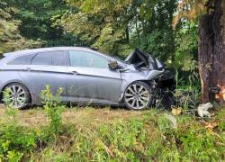 Wypadek samochodowy na trasie Opalino-Rybno - 03.07.2026