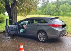 Wypadek samochodowy na trasie Opalino-Rybno - 03.07.2026
