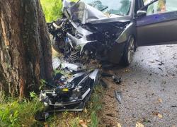 Wypadek samochodowy na trasie Opalino-Rybno - 03.07.2026